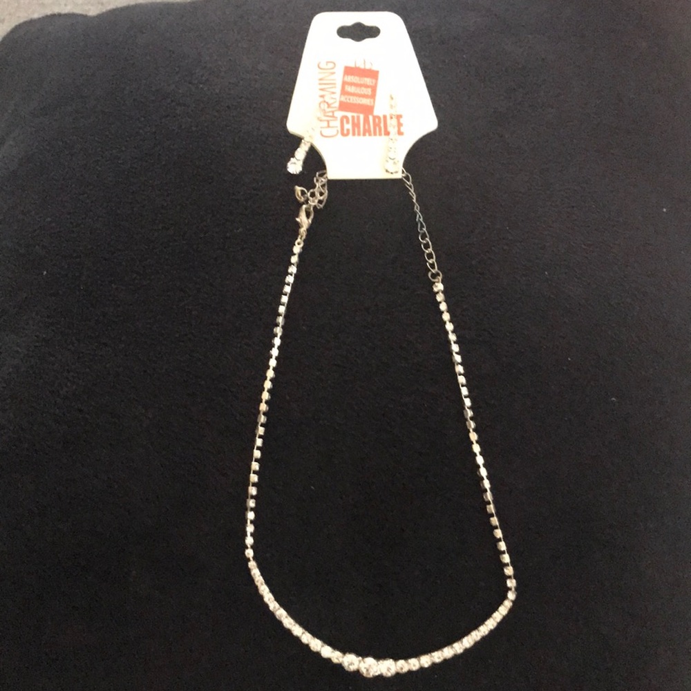 Women’s Charming Charlie Rhinostone necklace